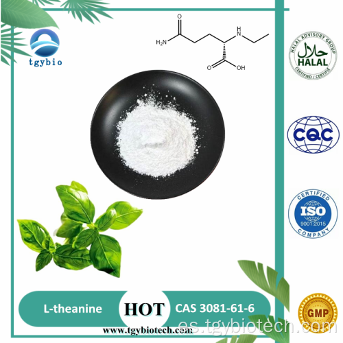 L-teanina de alta calidad 99% 40% l theanine polvo